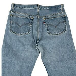 Vintage Levi's 501 Jeans Men 34X28* Blue Washed 90s Made in USA Straight Leg